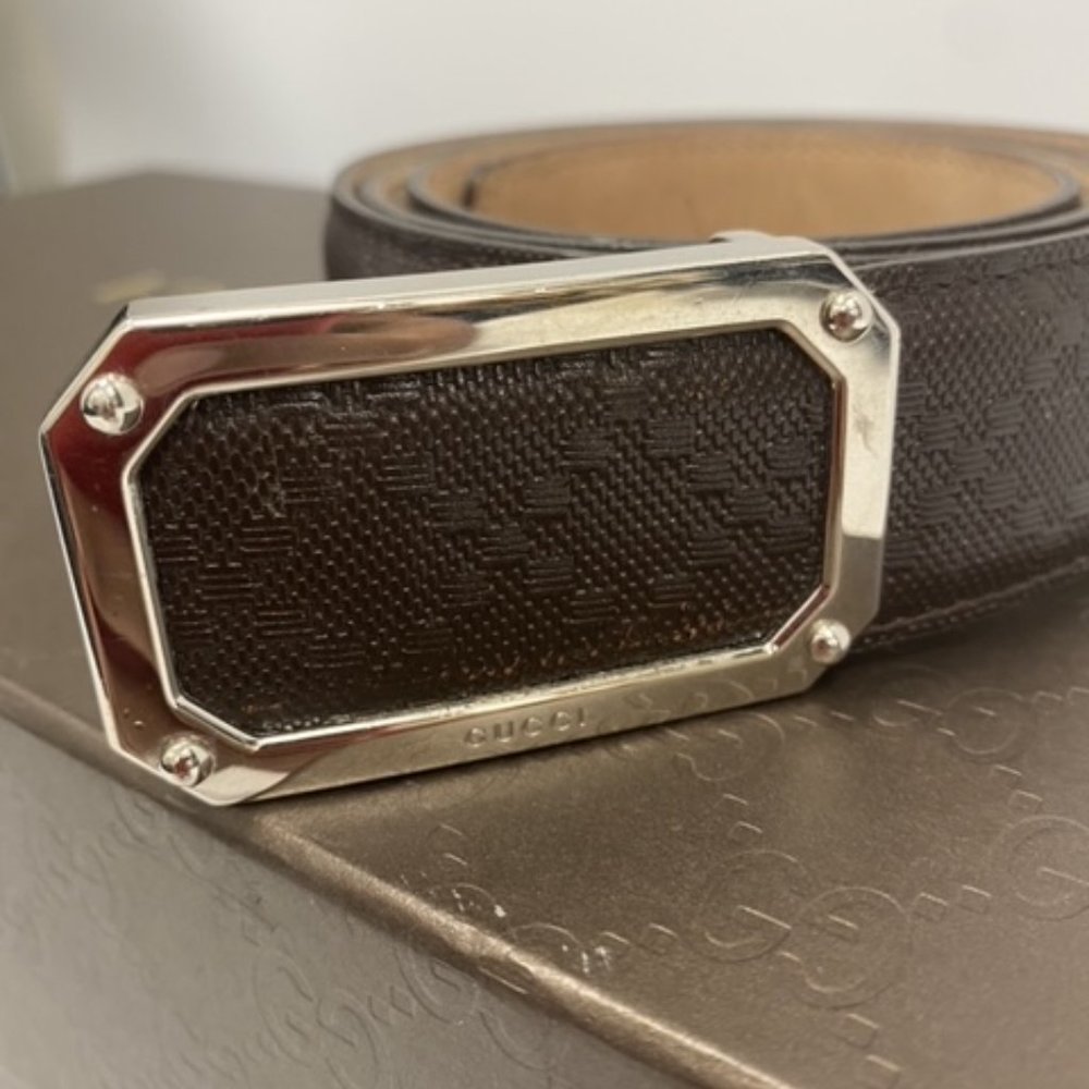 Gucci Diamante Belt Size 36"/90 Centimeters